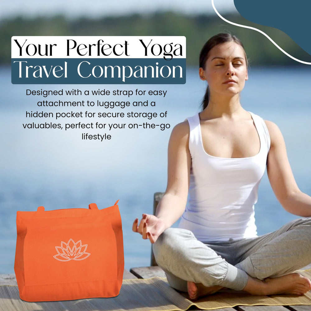 Personalized Yoga Mat Bag With Name Text, Custom Yoga Mat Bag Carrier